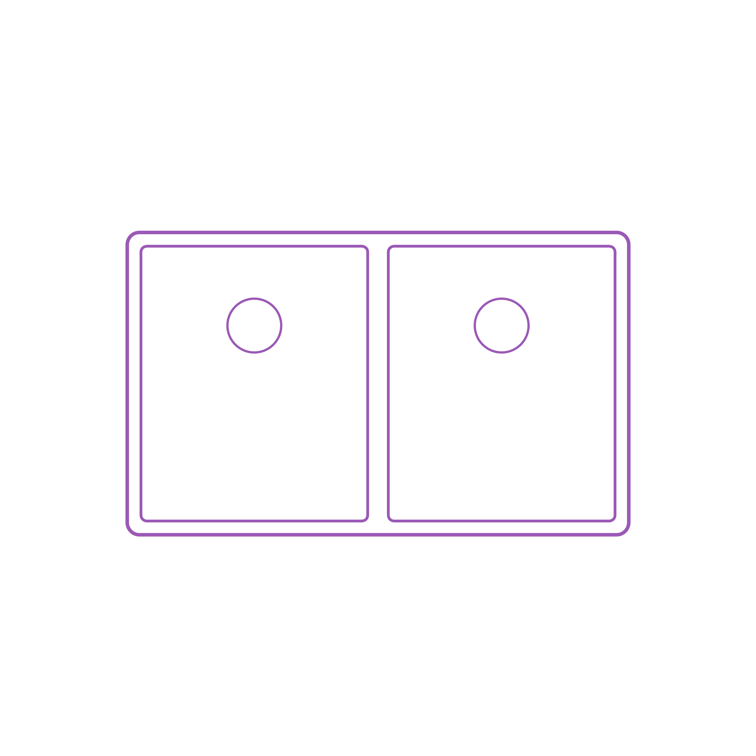 Fixtures Kitchen Sinks Ikea Norrsjon Double Bowl Top Mount Kitchen Sink Line Art Svg Vector Free Vectors